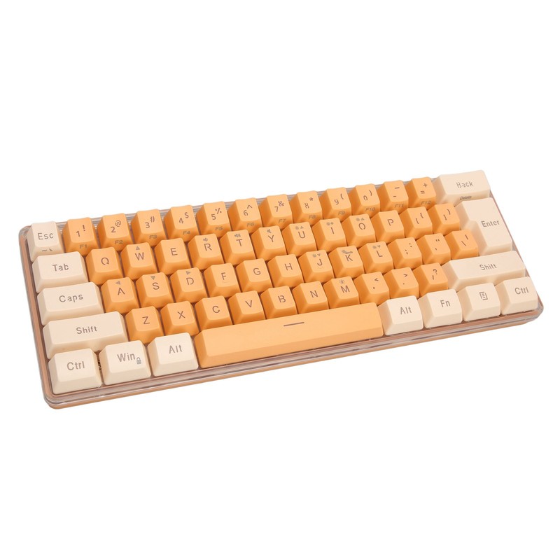 Gaming Keyboard USB 61 Keys Contrast Color RGB Light Key