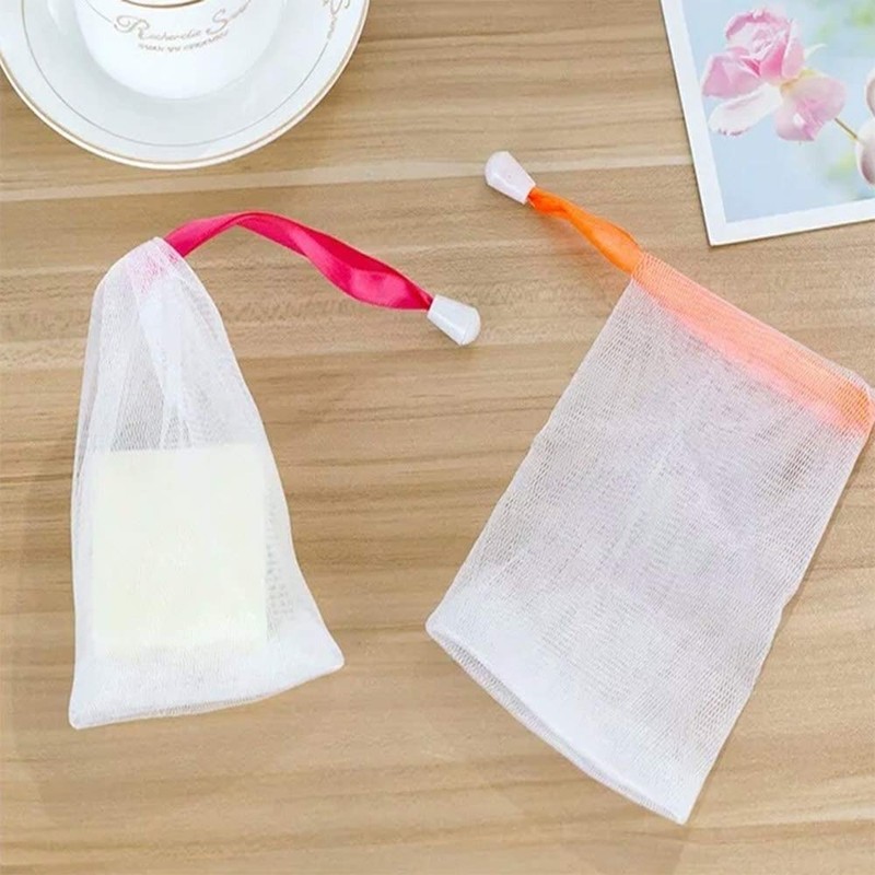 NITIUMI Whisk Net, Soap Net, Soap Bag, Whip, Mesh Material,