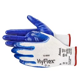 Ansell 12 PAIR Ansell HyFlex 11-900 Coated Nylon Multi Purpose Work Gloves Size X-Large