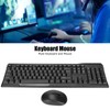 Keyboard Mouse Combo 2.4Ghz Wireless Splashproof Mute Optical Engine Positioning
