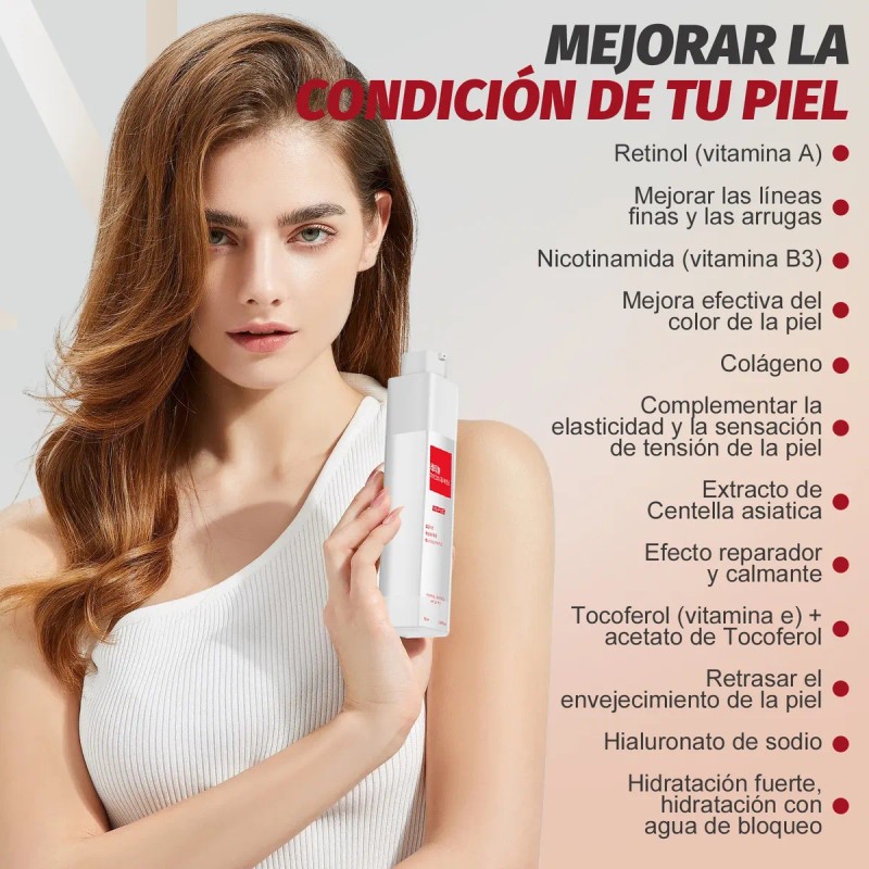 Serum Facial Retinol+vitamina B3+colageno+acido Hialurónico