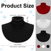 6 Pieces Fake Turtleneck Dickey Collars Half Top Mock Blouse