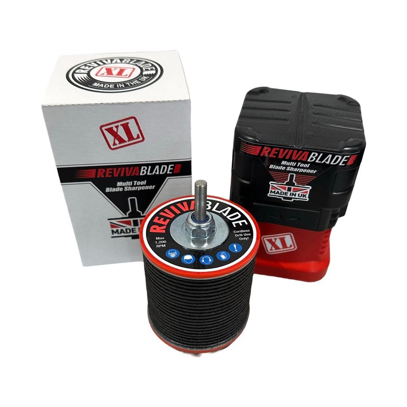 Revivablade® XL • Multi-Tool Blade Sharpener – Specifically for Sharpening