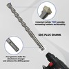 GMTOOLS 17PCS Rotary Hammer Drill Bits and Chisel Set, SDS