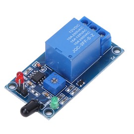 Jeanoko Infrared 760~1100nm Fire Detector Flame Sensor 12VDC Easy Wiring Fire Detection Sensor for Fire Alarm