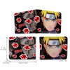 Roffatide Anime Wallets for Naruto Akatsuki Red Cloud Uzumaki Naruto
