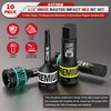 KIRXST 1/2" Drive Impact Hex Bit Socket, 10 Piece Allen