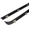 New Left Right Car Glass Seals Belt Weatherstrip Kit Compatible