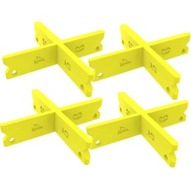 Decking Spacers 4 Pack – Multi-Gap Deck Board Spacer Tool (4mm, 5mm, 6mm, 8mm) – Universal Composite & Timber Decking Spacer – Includes Free Hang Tags