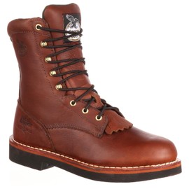 Georgia Boot G7014 Mens 8' F&R Lacer, Barracuda Walnut, 10.5 Wide