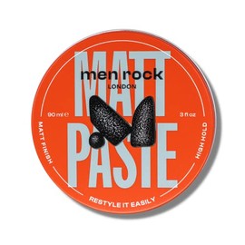 Men Rock Matt Paste - Acabado Mate con Fijación Alta - Pasta para el Cabello de Fijación Fuerte para Hombres - Crema de Peinado para Hombres - 90 ml