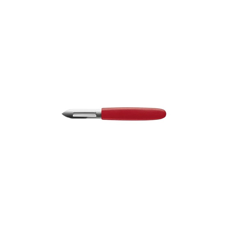 Zwilling Knife Twin Grip with Peeler, Stainless Steel, Silver/Red, 48