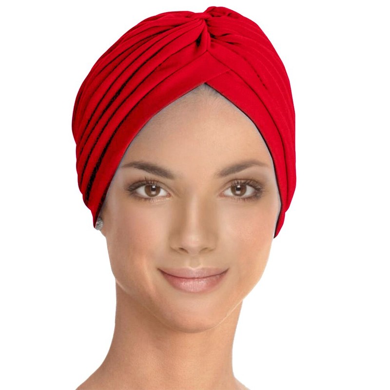 CoverYourHair Red Turban