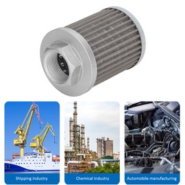 ZAWELIYO Filtro de Aceite de Succión Hidráulico, Filtro de aceite por succiónNúcleo de Acero Inoxidable Accesorios para Máquinas de moldeo por inyección para Motor de Automóvil