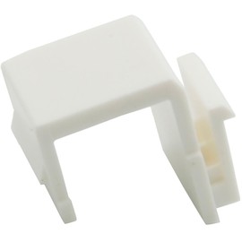 tunghey 20Pack Blank Keystone Jack Inserts for Keystone Wall Plate and Patch Panel (White)