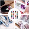 WOONEKY DIY Manicure Kit 3D Nail Rhinestones Glue Nail Art