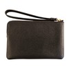 COACH Crossgrain Corner Zip Wristlet 58032 Black