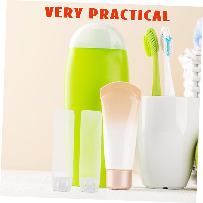 Healeved 30ml Mini Travel Bottles for Toiletries 6pcs Squeeze Bottles