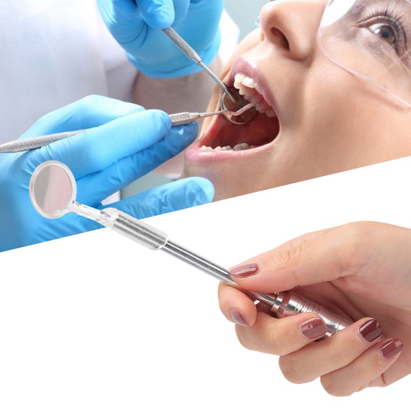 Household Oral Cavity Observation Dental Mirror Mouth Mirror with Light