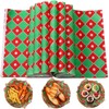 Tenceur 150 Pcs Christmas Wax Paper Sheets for Food Sandwich
