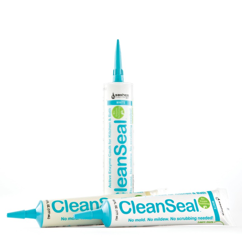 Sashco Clean Seal Active Enzyme Caulk, Kitchen & Bath, Almond,