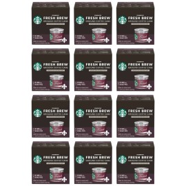 Starbucks French Roast Dark Roast Ground Coffee Cans, 8 x 1.3oz. (Pack of 12)