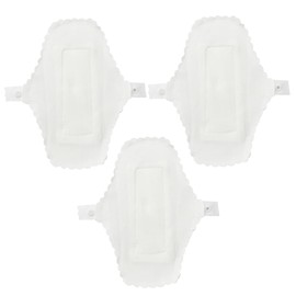 OHPHCALL 3pcs Reusable Cloth Sanitary Pads with Soft Cotton Lining Washable Design for Women for Travel and Everyday Use