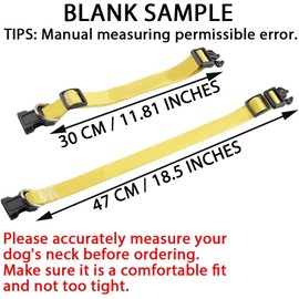 CENWA Please Ignore Me Dog Collar Working Dog Collar Adjustable Pet Collar (Please Ignore ME)