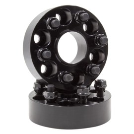 Wheel Accessories Parts Set of 2 Hub Centric Wheel Spacer/Adapter - Thickness: 1.75" - 6x120 to 6x120 - Lug/Stud Thread: 14x1.5 - Hub Bore: 66.9mm - 6 Lug (2 Pc, 1.75", 6x120, 14x1.5, 66.9mm)