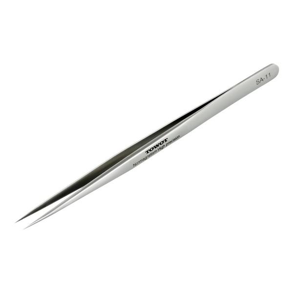 TOWOT TOWOT Precision Tweezers, Stainless Steel Pointed Tweezers for Craft,