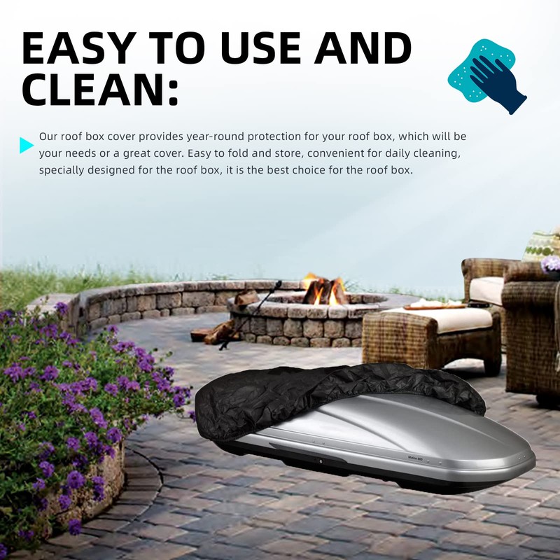 Better Roof Box Protection - Storage Cover (L196xW78xH43cm)