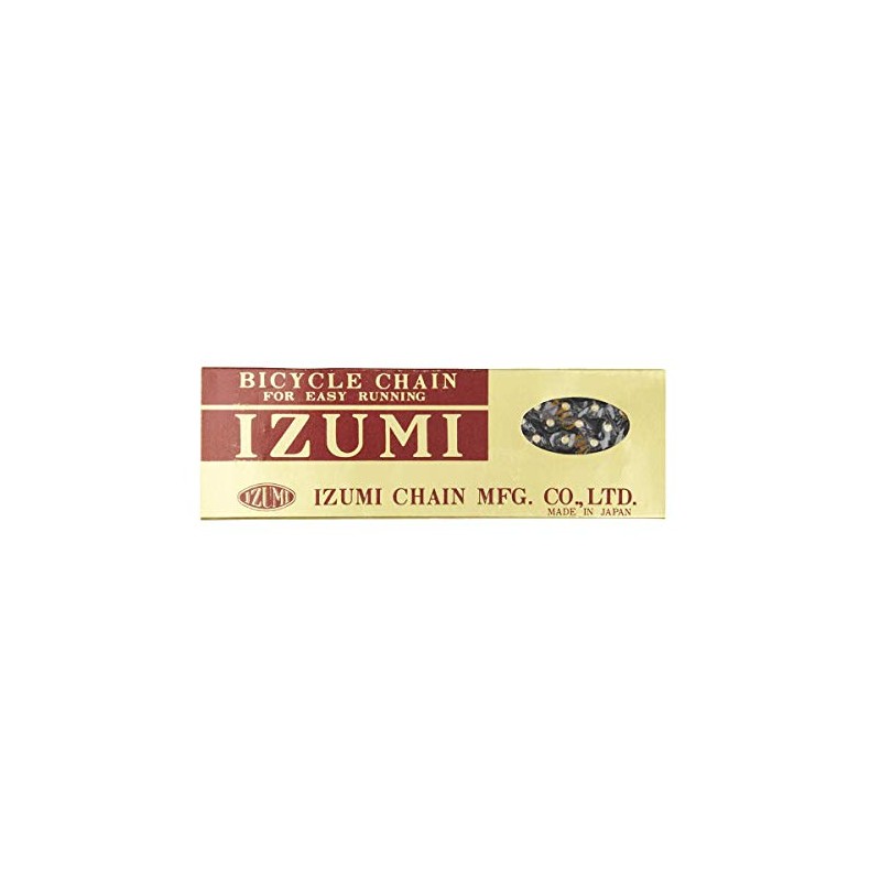 Izumi Standard Chain 1/8 x 1/2 (116 Links), Black/Gold