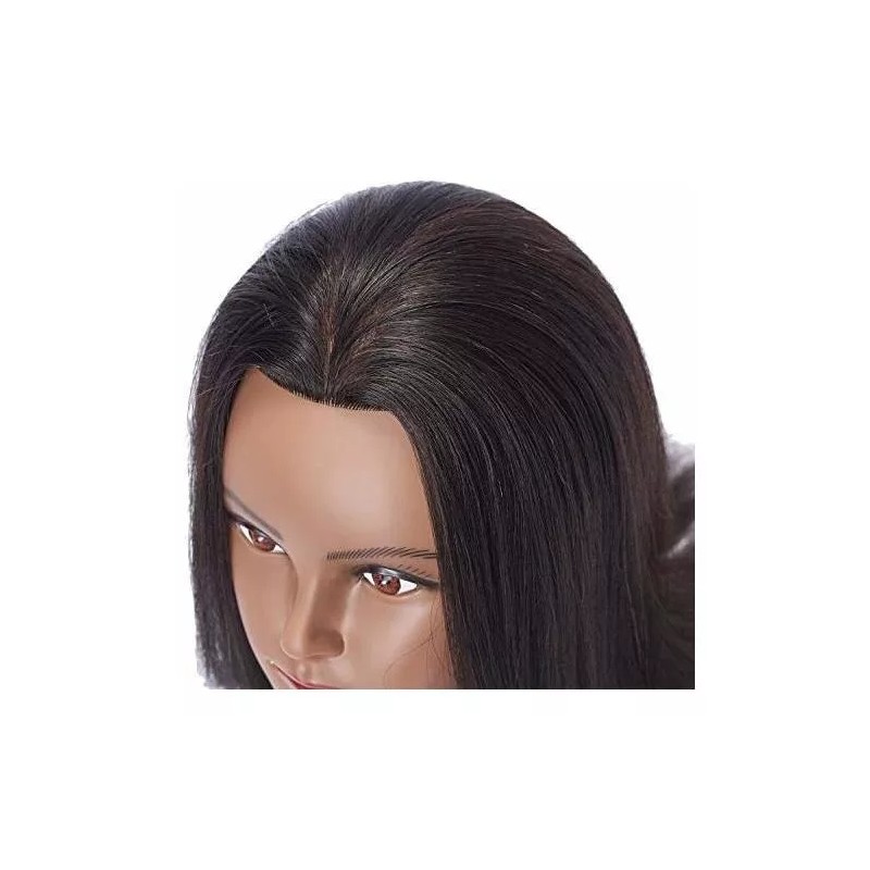 Hairlink Maniqui Cabeza Cabello Natural 2# Negro 66 Cm Hairlink