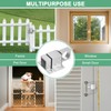 M METERXITY 2-Pack Self-Closing Latch Aluminum Alloy Automatic Window Sliding
