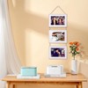 4x6 Collage Hanging Triple Picture Frames Set, 3 Opening Vertical
