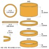 Rubber Band #460 < 17.6 oz (500 g) Transparent Bag