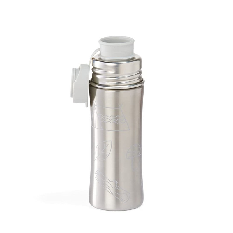 Affenzahn Unisex - Children's Koala Drinking Flash, Silver/Grey, 5.5 x