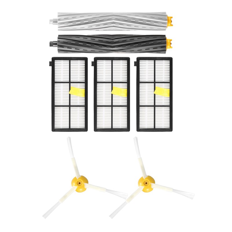 Electric Cleaner Filters Brushes Tools Replacement Kit for Roomba 800/870/880/960/980