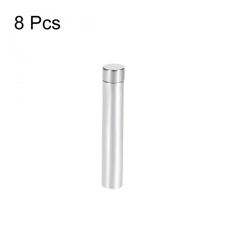 sourcing map 1/4 Dia x 2-3/4"(6.8x70mm) Standoff Screws Wall Mount