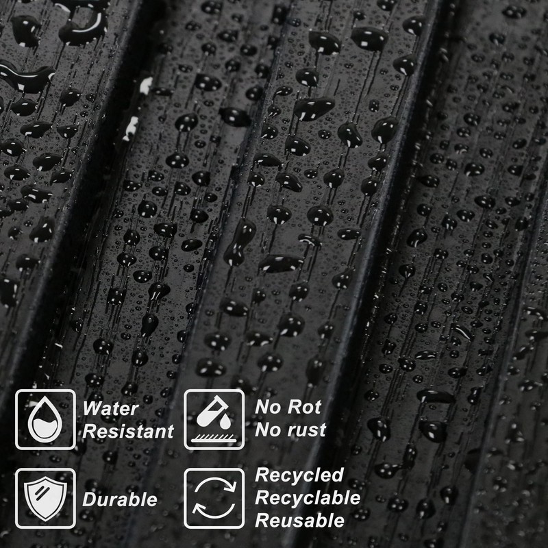 MODCART 16 Pack Slat Wall Panels, WPC Soundproof 3D Wall