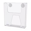 Marketing Holders Suction Cup 6.5"W Bifold Brochure Booklet Holder Window