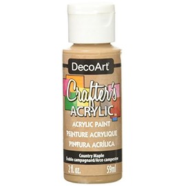 DecoArt DCA13-3 Crafter's Acrylic Paint, 2-Ounce, Country Maple