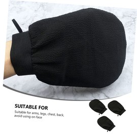 Healeved 6pcs Exfoliating Body Scrubber Mitts Bath Towels for Dead Skin Removal Dual-sided Massage Gloves for Spa for Itchy Dry Skin