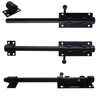 Heluok 10Inch Slide Bolt Latch Black, Heavy Duty Barrel Bolt
