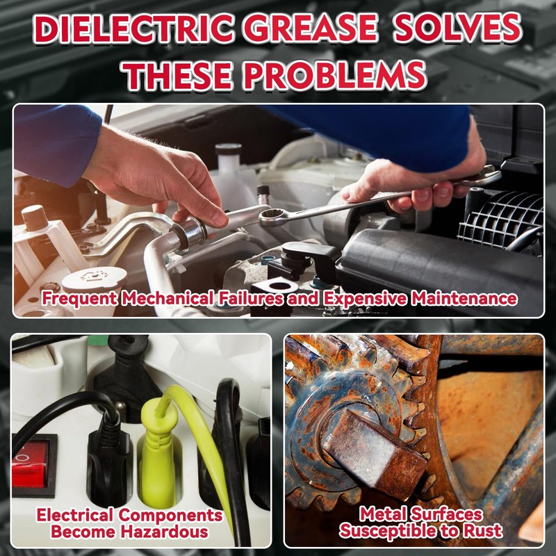 AstraVox Silicone Dielectric Grease for Electrical Connectors Automotive, Spark Plug