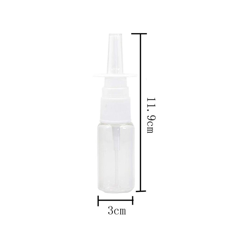 12 Pieces 30 ml Empty Plastic Nasal Spray Bottles Refillable