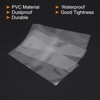 PATIKIL 250pcs 89x50mm Perforated Shrink Bands PVC Heat Shrink Wrap