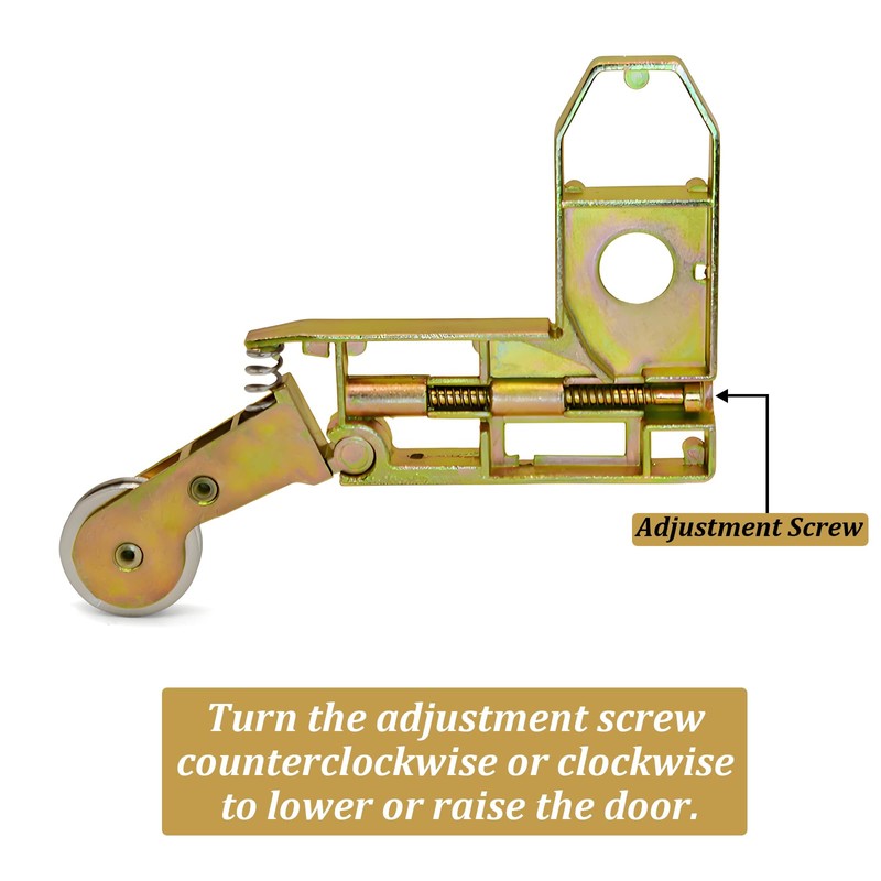 Sliding Screen Door Corner Insert Rollers Assembly with 1" Diameter