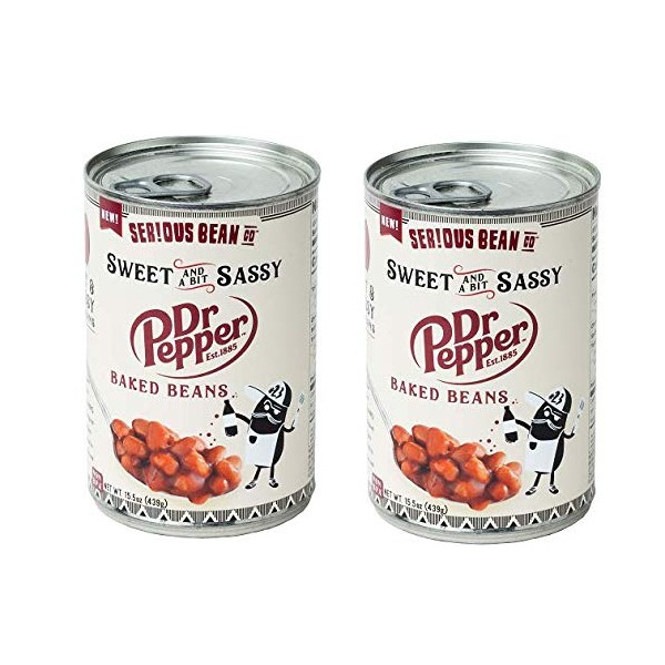 Serious Bean Co. Dr. Pepper Baked Beans 15 oz (Pack of 2)