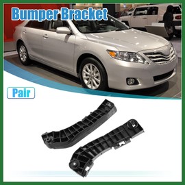 Motoforti 1 Pair Left and Right Side Front Bumper Mounting Support Bracket 5253506030 5253606020 for Toyota Camry CE Hybrid LE SE XLE 2.4L L4 - Electric Gas Long-lasting